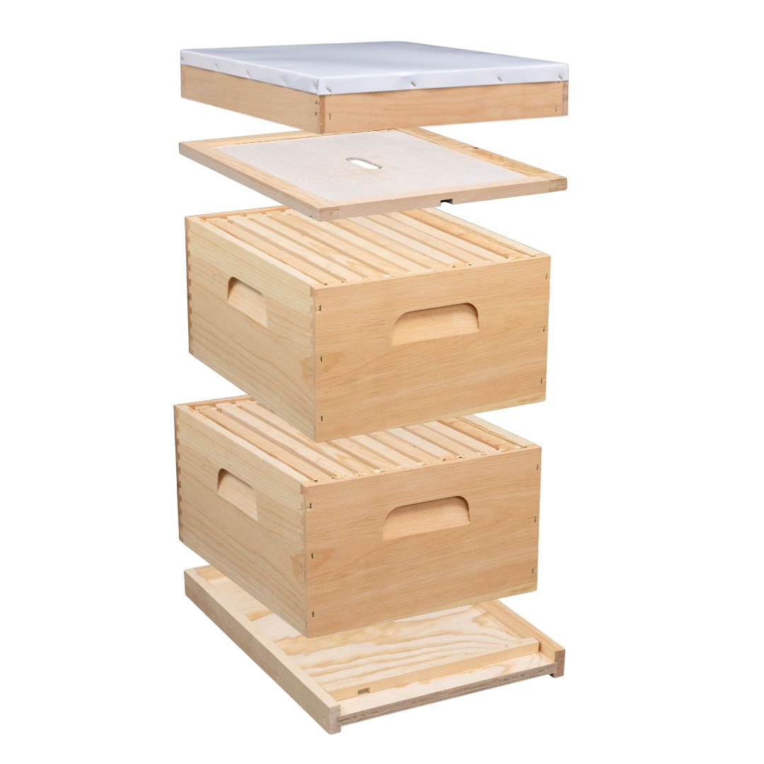 Pura™ 10-Frame Assembled Hive Kit | Double Deep