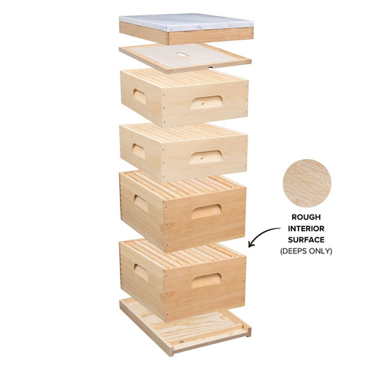 Spring Deep Nuc │ Propola® 10-frame Assembled Hive Kit, Double Deep & Double Medium │ Successful Beekeeping Online Course